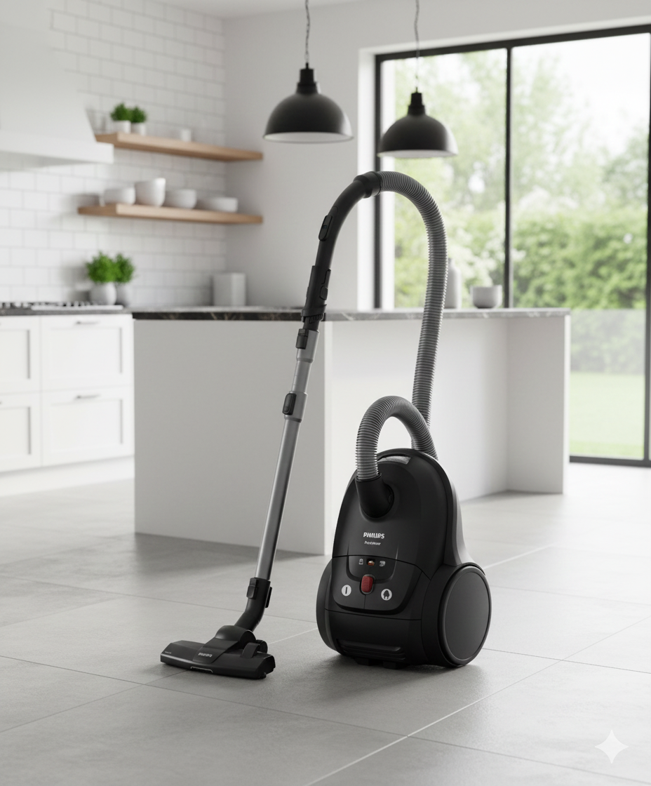 Пылесос Philips XD8022, тихий, 50% больше мешков, насадка TriActive Pro — фото 1