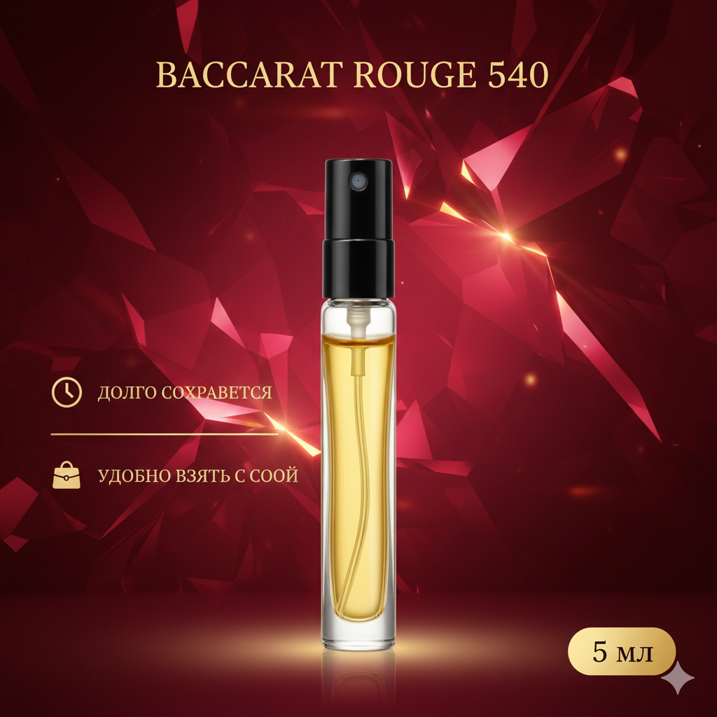Парфюмерная вода Baccarat Rouge 540 — культовый аромат, унисекс