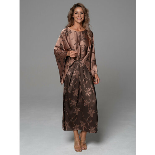 фото Туника mia-amore sheila, размер 2xl/3xl, мультиколор, коричневый