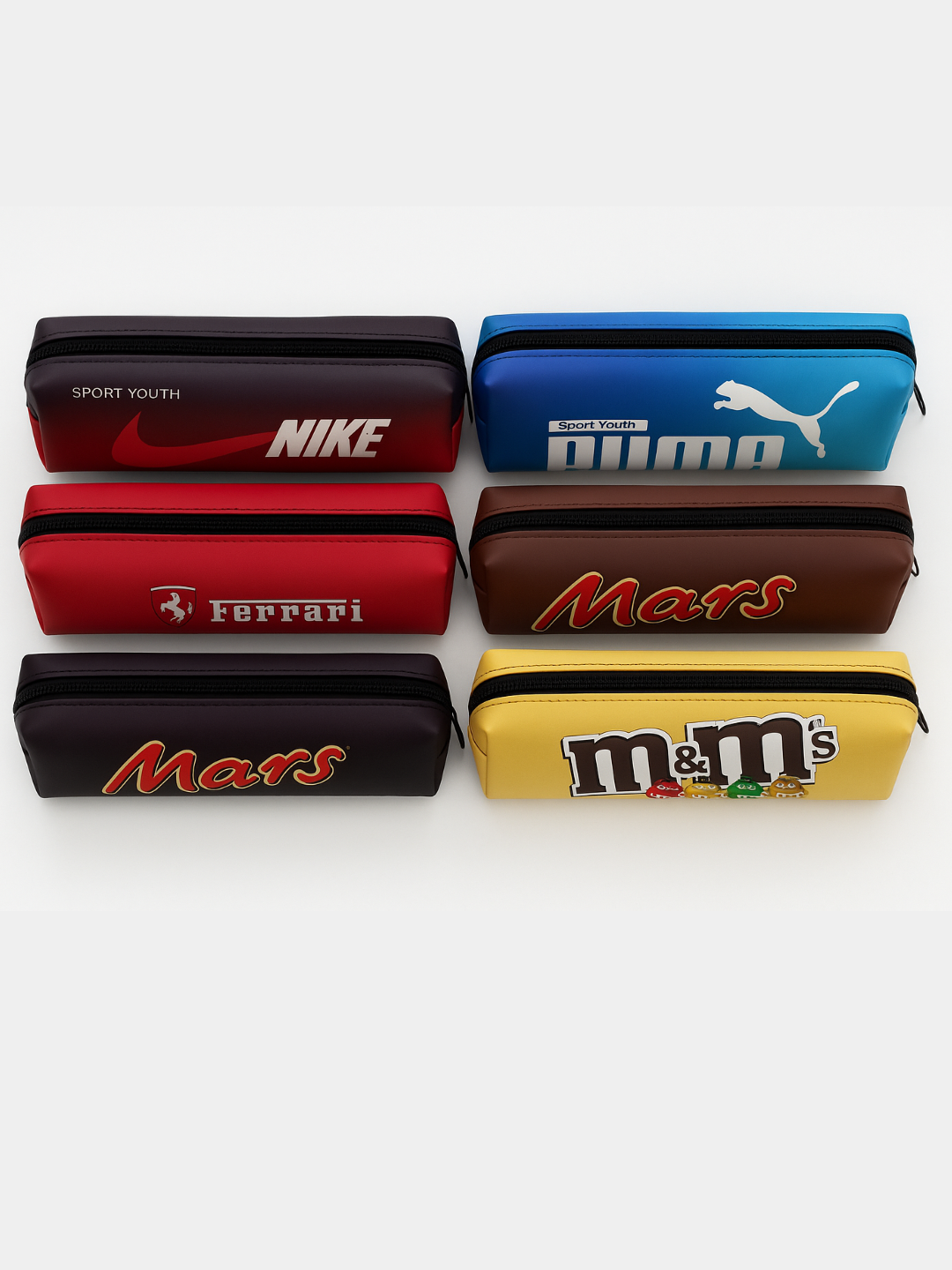 Пенал школьный-косметичка для девочек и мальчиков "Шоколадка"