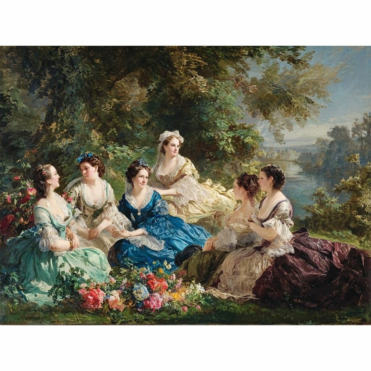 Набор для вышивания, 30x40 см, 25 цветов, 11ct, Женское собрание