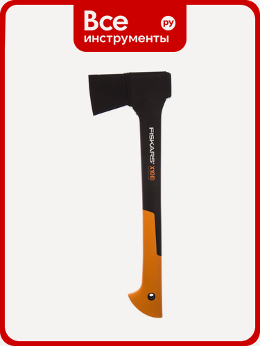 Изображение товара Универсальный топор Fiskars X10-S 1015619 (121443) бытовой с рукоятью из FiberComp и лезвием из закаленной стали