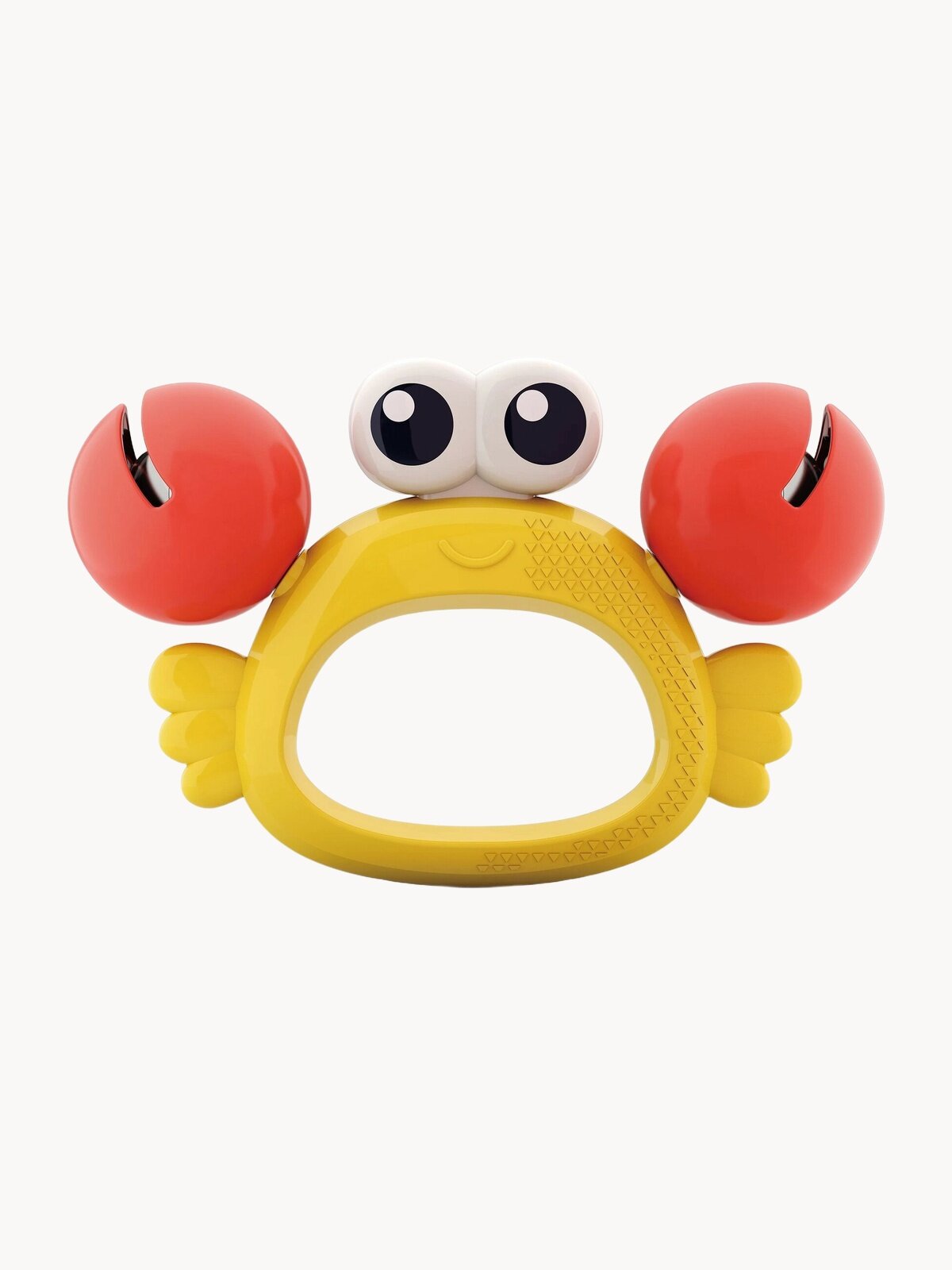 Погремушка Hola Крабик FCJ0714050 желтый/красный