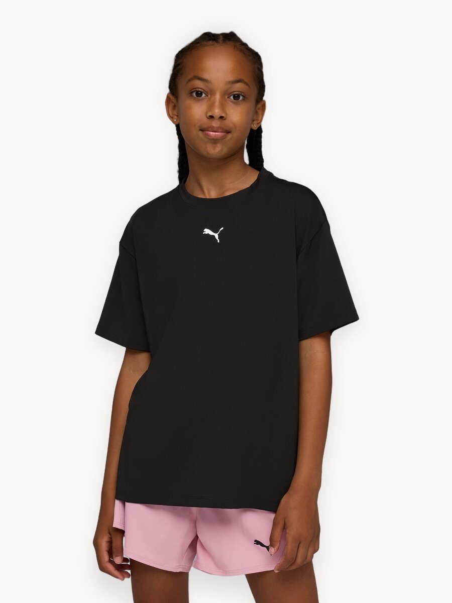 Футболка PUMA Tad Ess Tee G, размер 152, черный