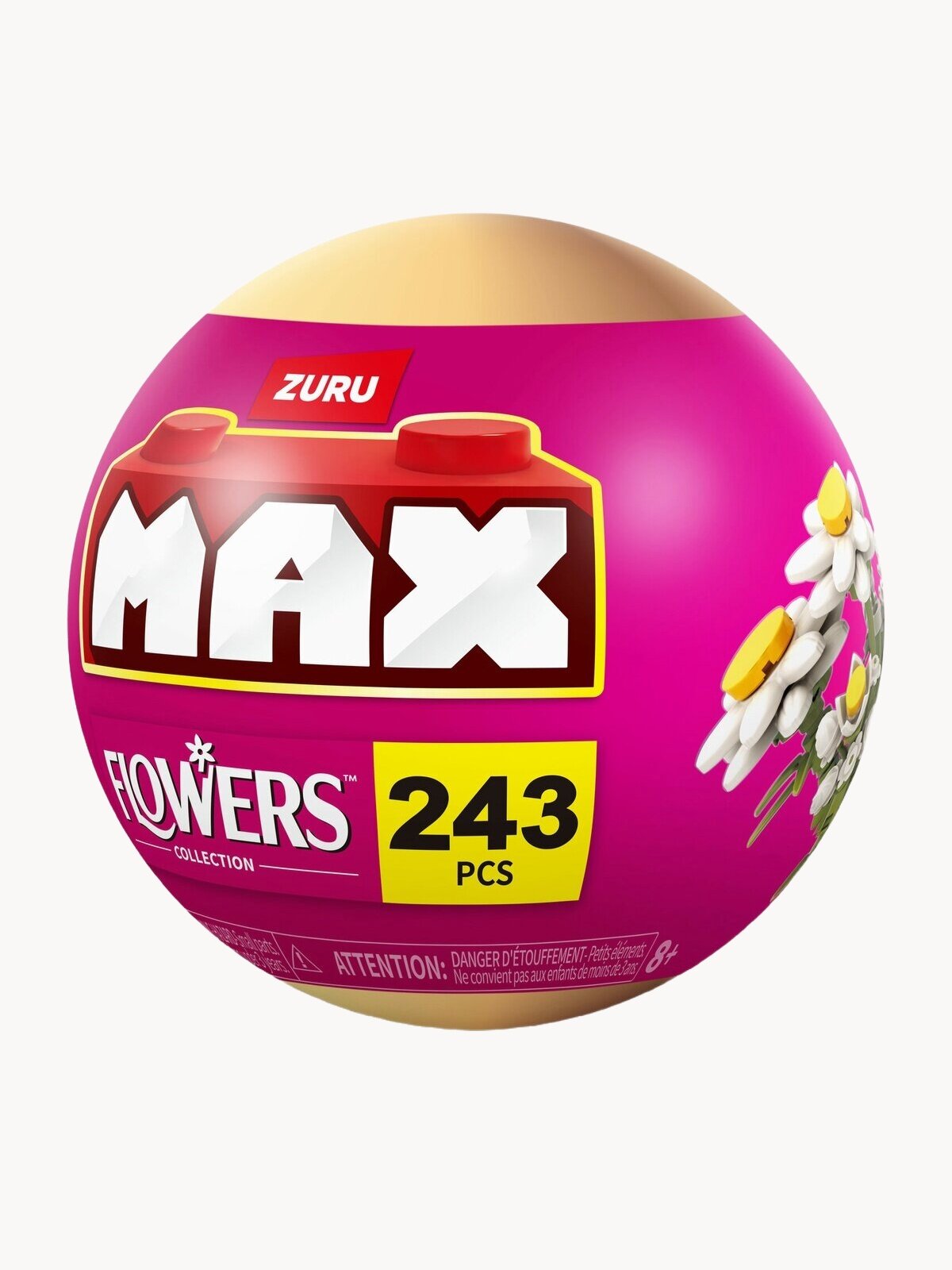 Конструктор-сюрприз в капсуле Zuru Max Garden Long Flowers 83184 Цветы, в ассортименте