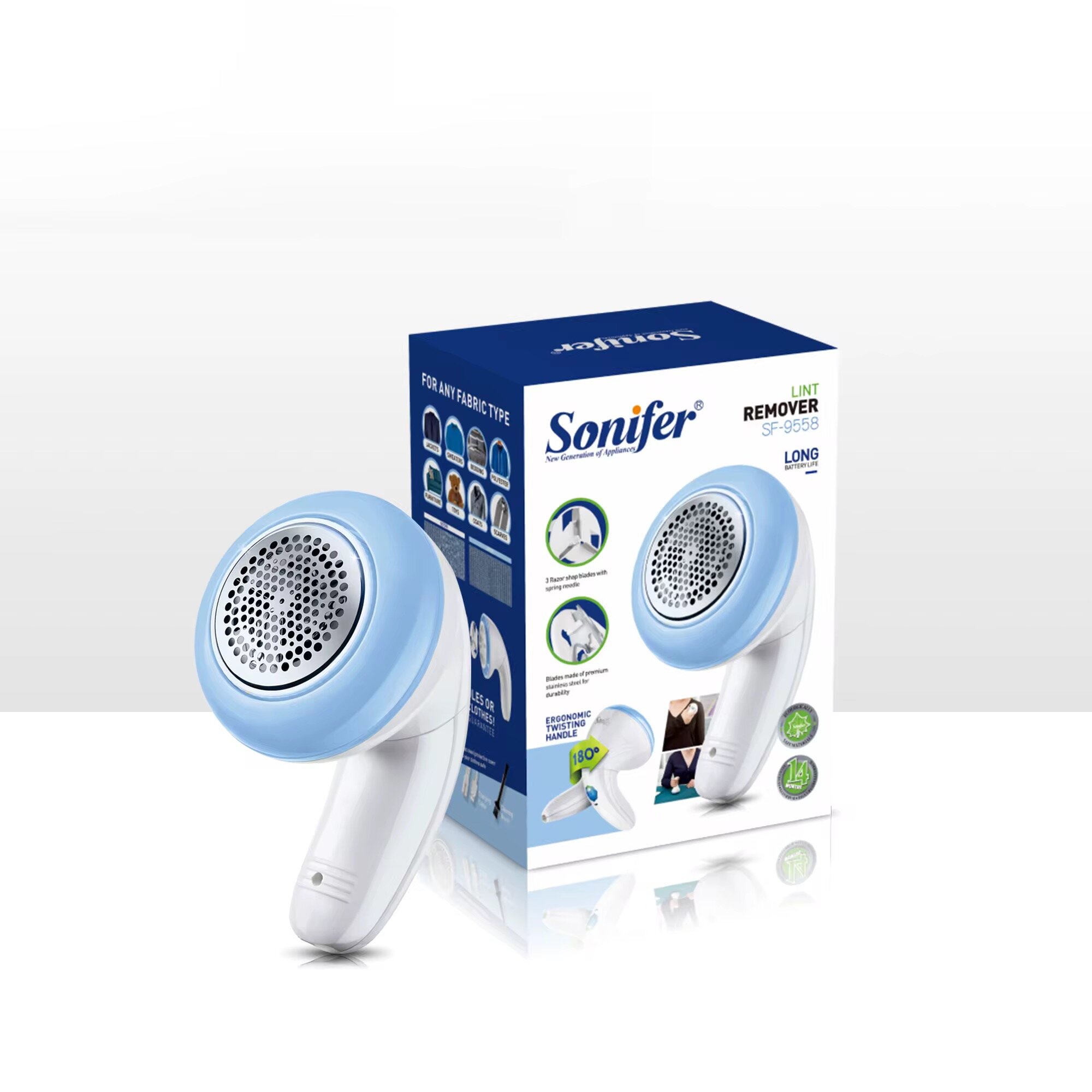 Машинка для удаления катышек Sonifer SF-9558, электрическая, портативная