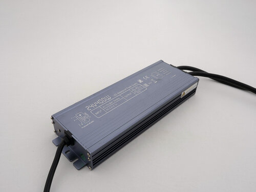 Изображение товара Блок питания 400 Вт, 24 В, IP67, алюминиевый корпус, LEDS POWER SLIM