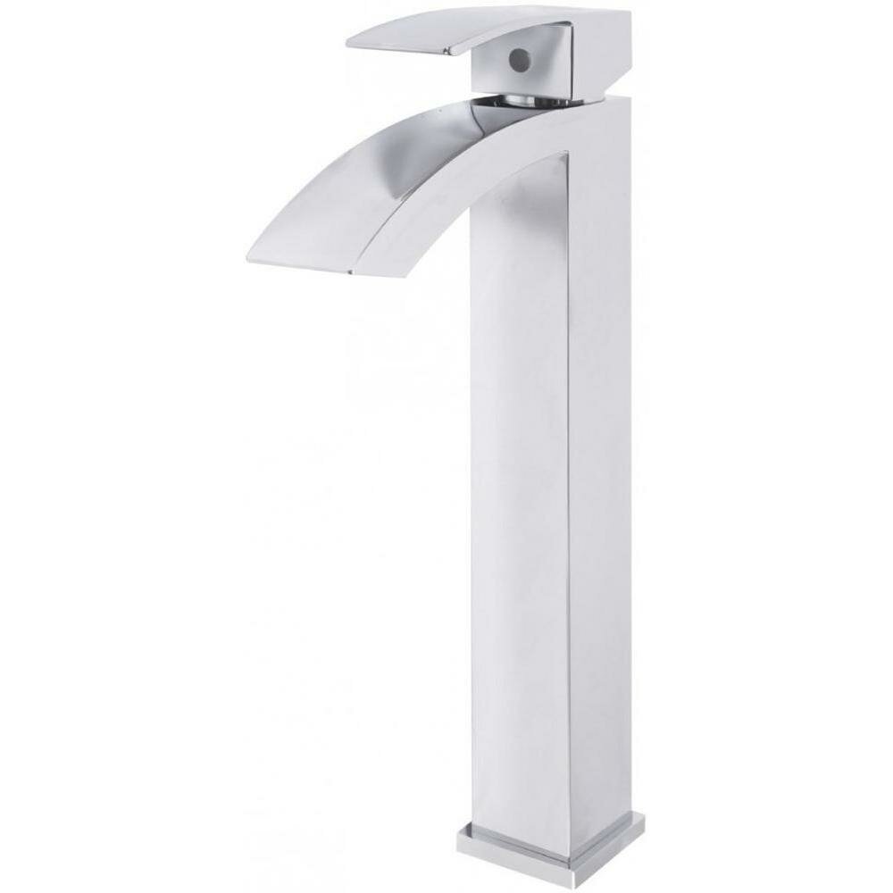 Смеситель для раковины высокий Hansberge H2077C, хром