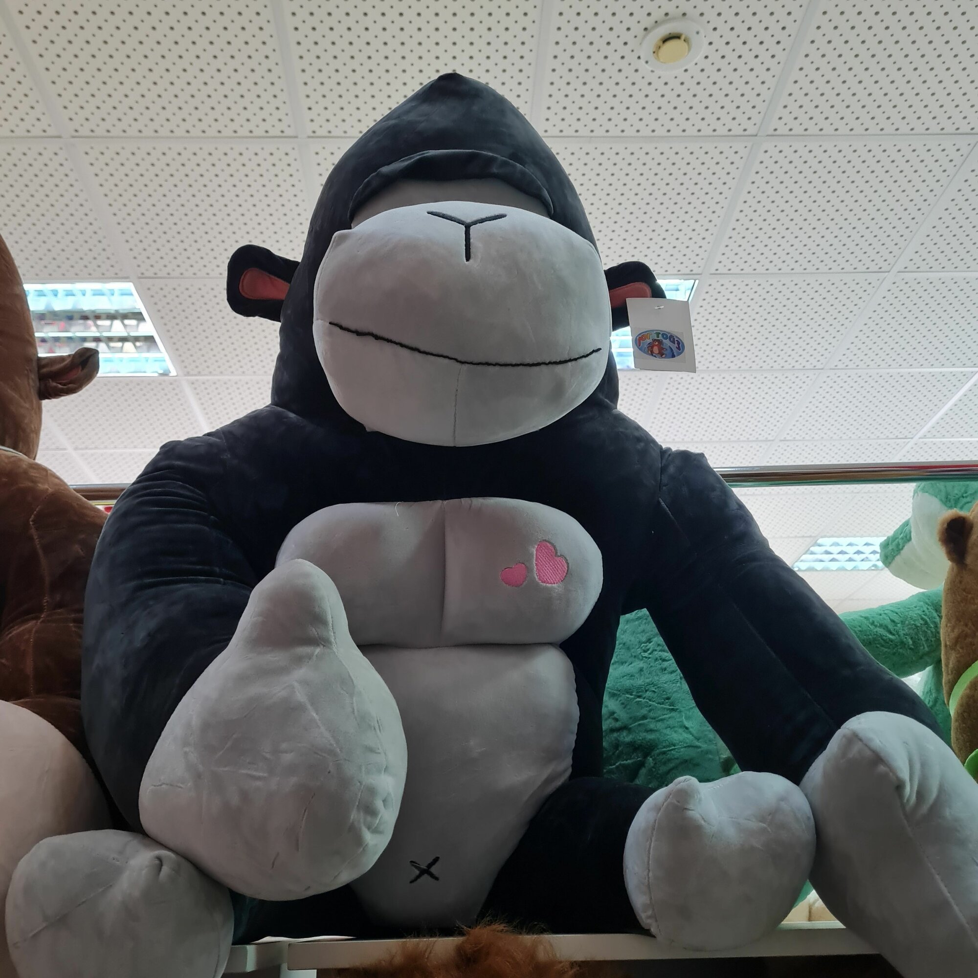 Мягкая игрушка "Горилла забавная" 80 см — фото 1