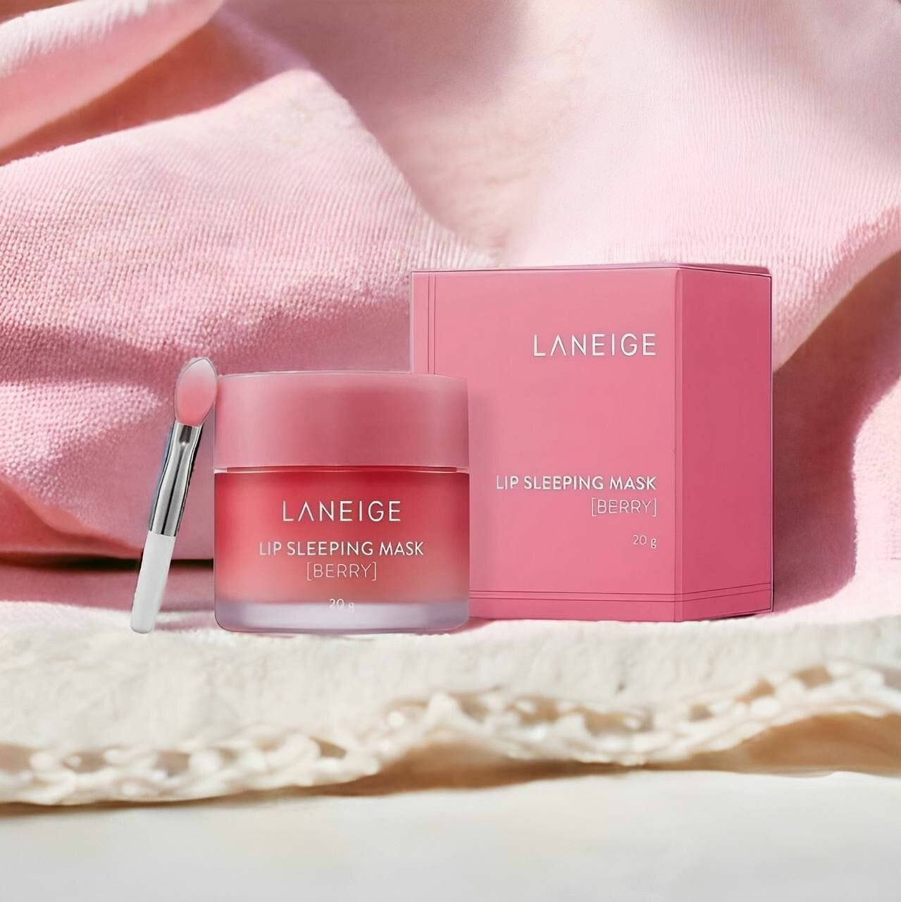 Интенсивно восстанавливающая маска для губ на ночь, 20г Laneige Lip Sleeping Mask Berry