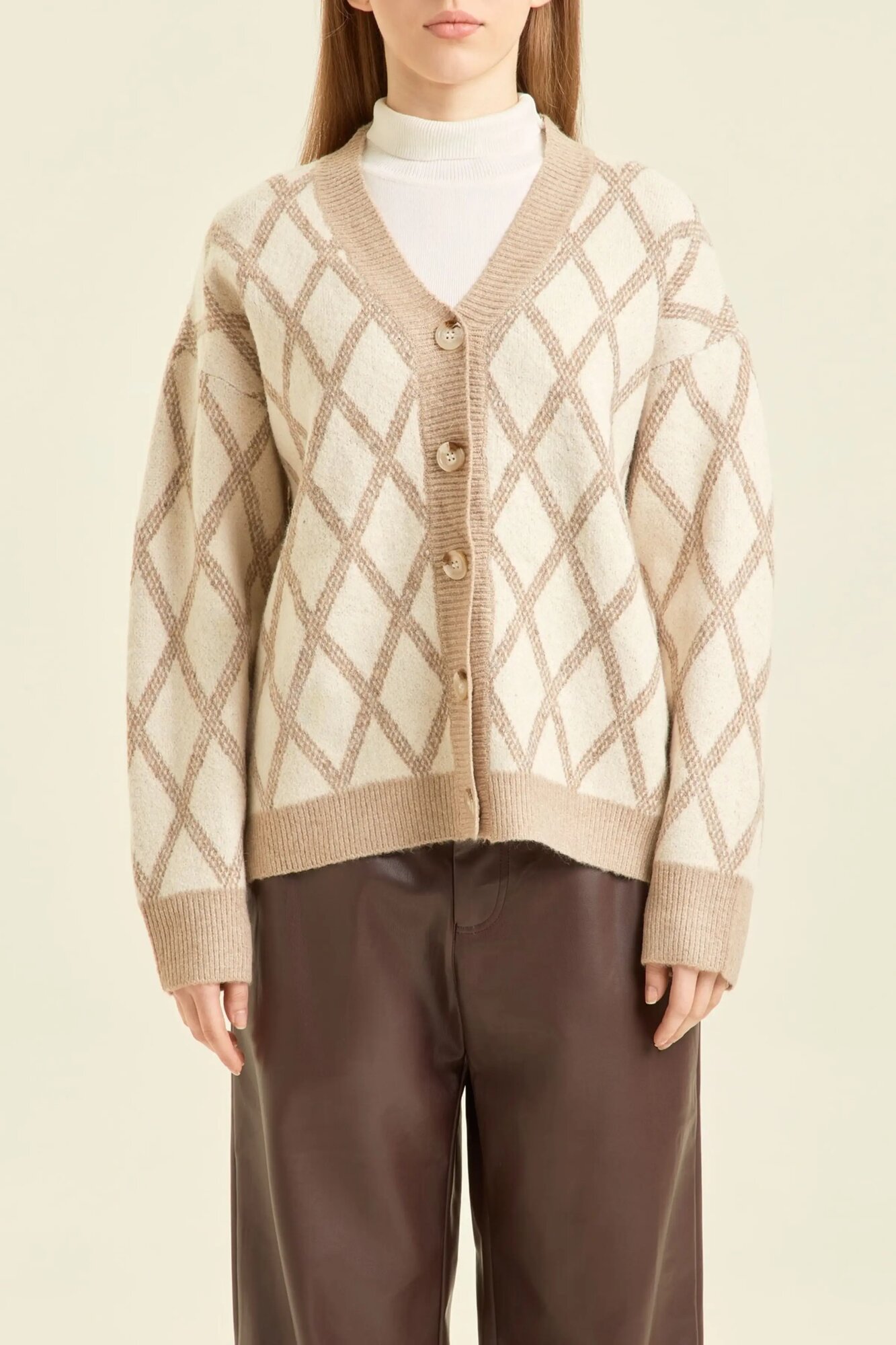 Кардиган Selfie, размер M, айвори — фото 1