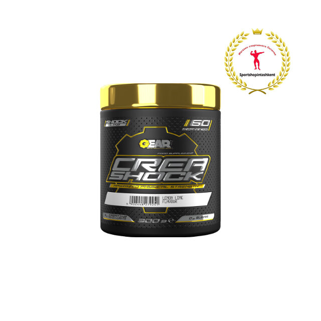 Gear Creashock 300 г — Креатин моногидрат, 60 порций (без вкуса)