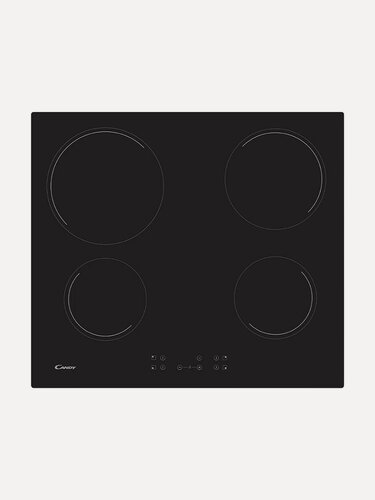 Изображение товара Электрическая варочная панель Candy CC64CH, стеклокерамика, 4 конфорки HiLight, автоотключение