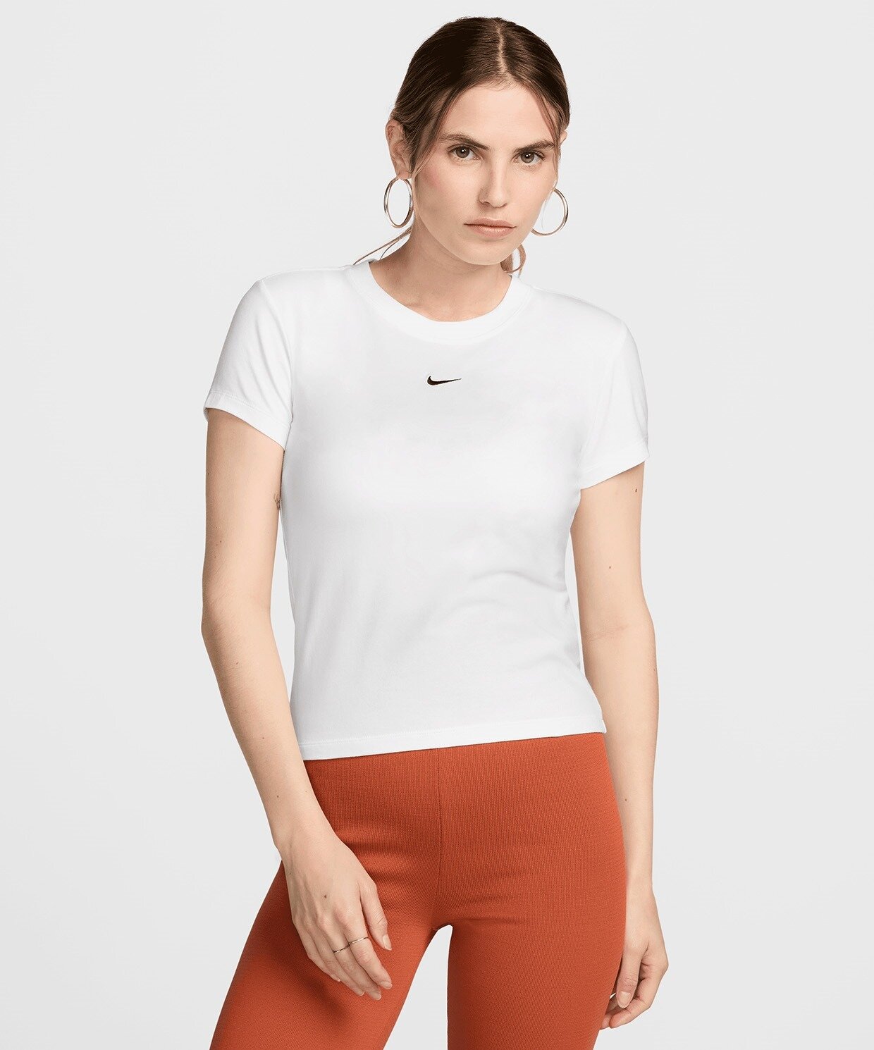 Футболка NIKE Chill Knit, 1 шт., размер M INT, белый, — фото 1