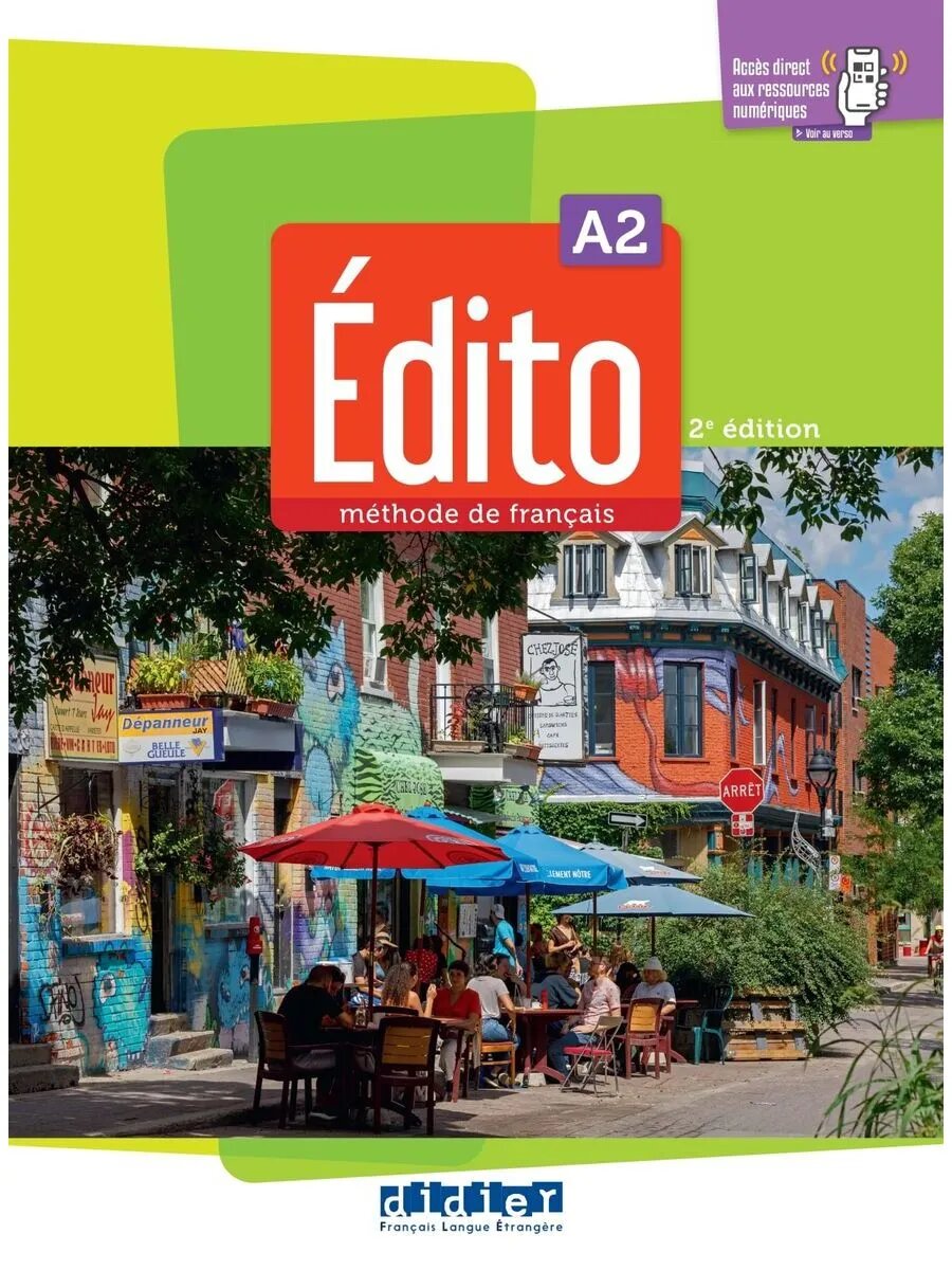 Edito A2 Livre + didierfle app учебник | книги — учебная литература