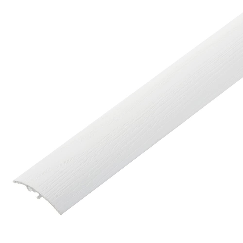 Порог алюминиевый разноуровневый кант 41х900 мм дуб кантри белый перепад до 12 мм Лука ЛР 06.900.4040