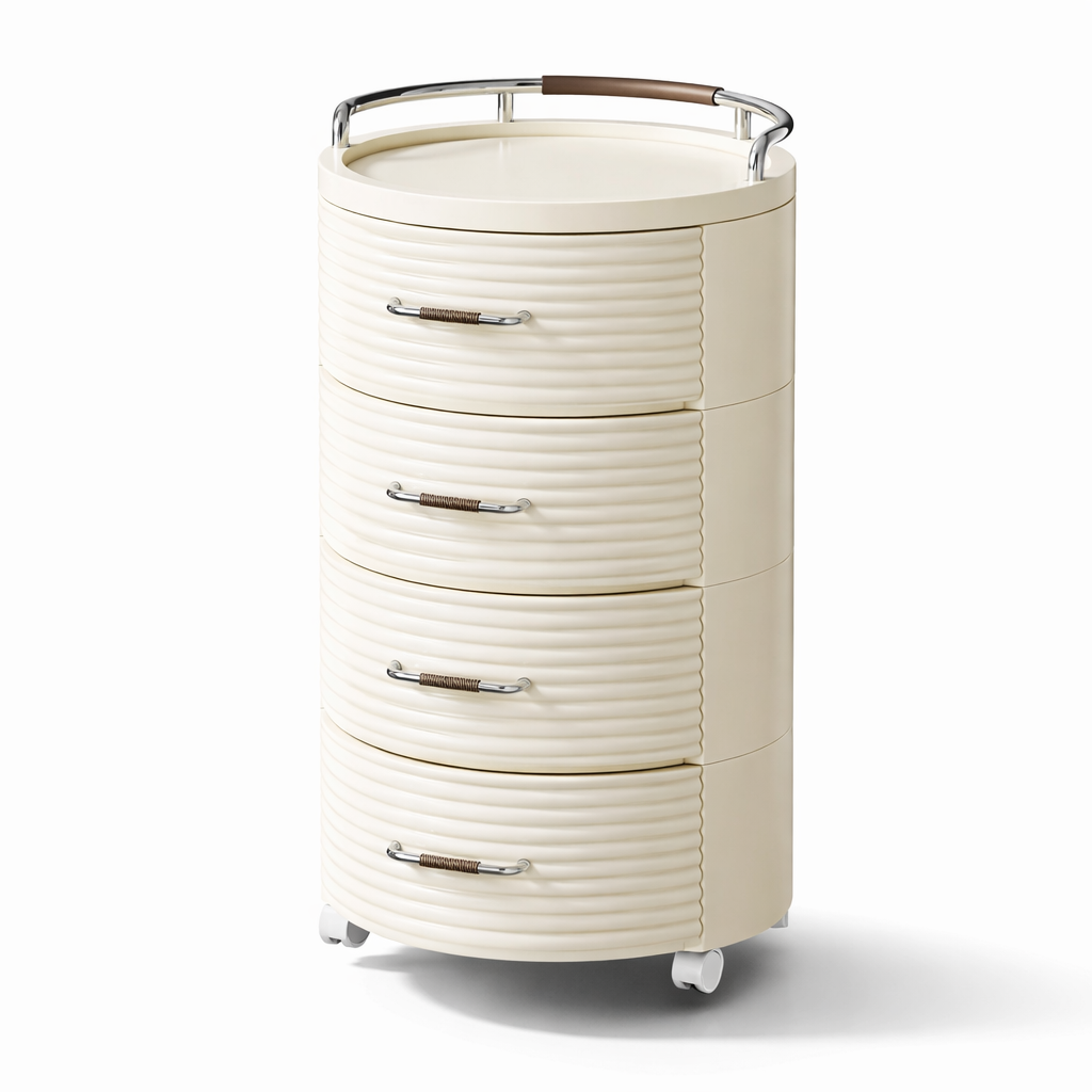 Компактный шкаф-комод для дома и офиса с выдвижными ящиками и верхней полкой 3 секции