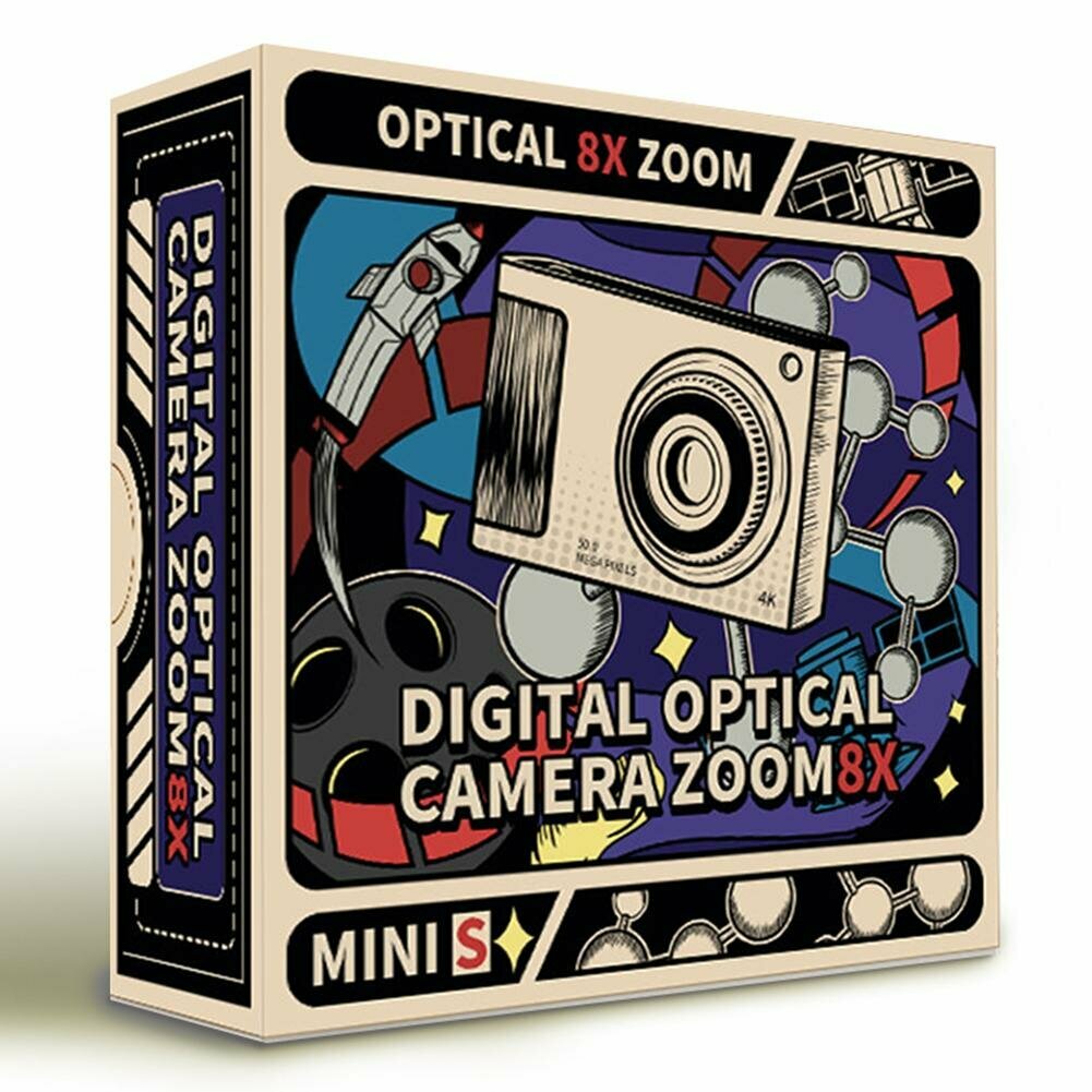 Детский цифровой фотоаппарат Заявлен 8-кратный оптический зум и разрешение 50 Мп