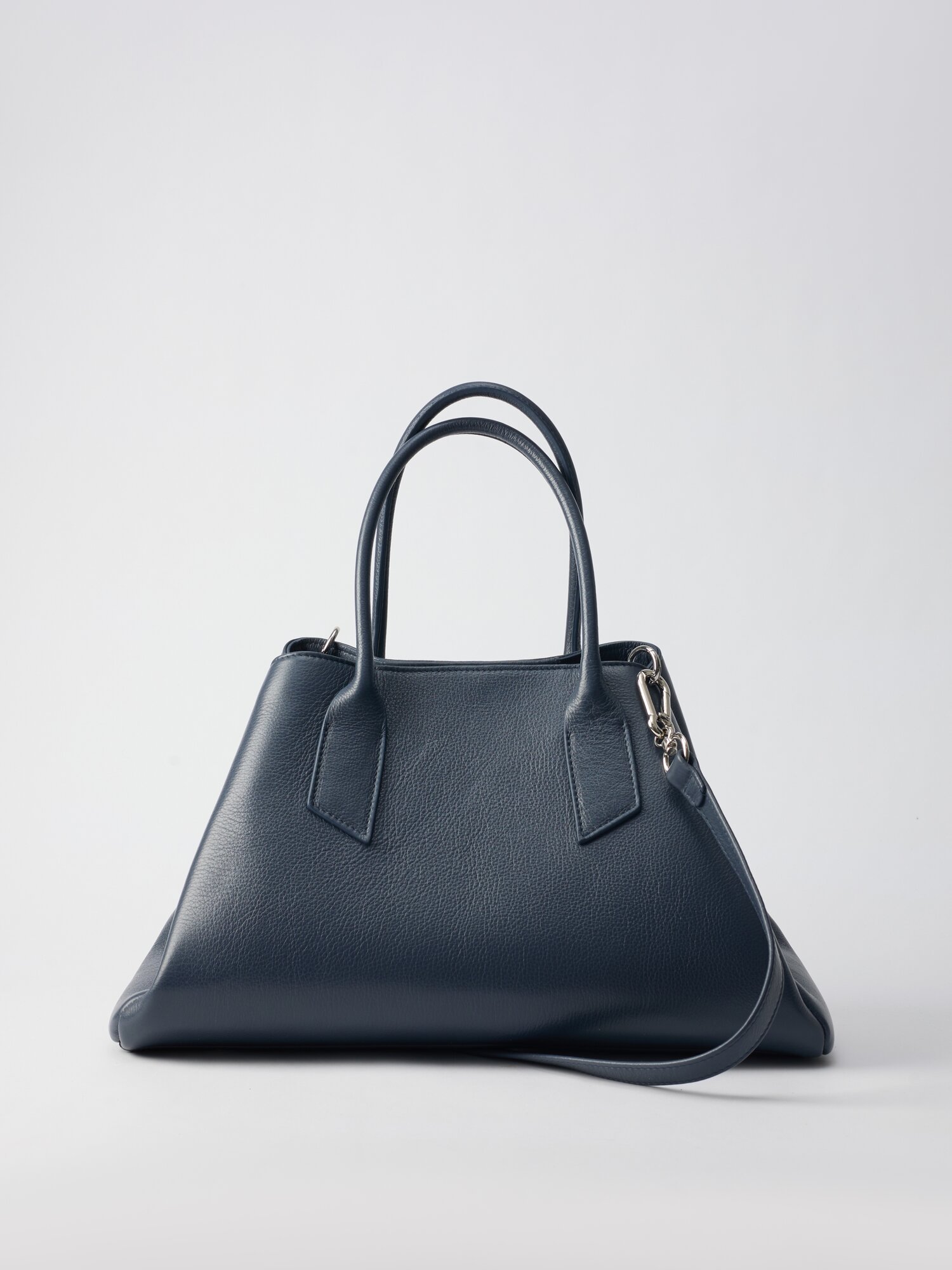 Сумка тоут Afina, фактура гладкая, синий — фото 1