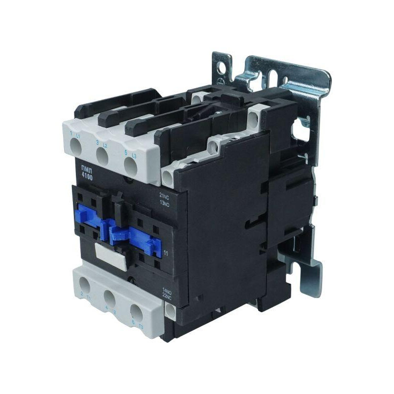 Пускатель ПМЛ-4100 УХЛ4 Б 63А кат. 110В AC 1НО+1НЗ IP00 без реле, электротехник ET002560 (1 шт.)