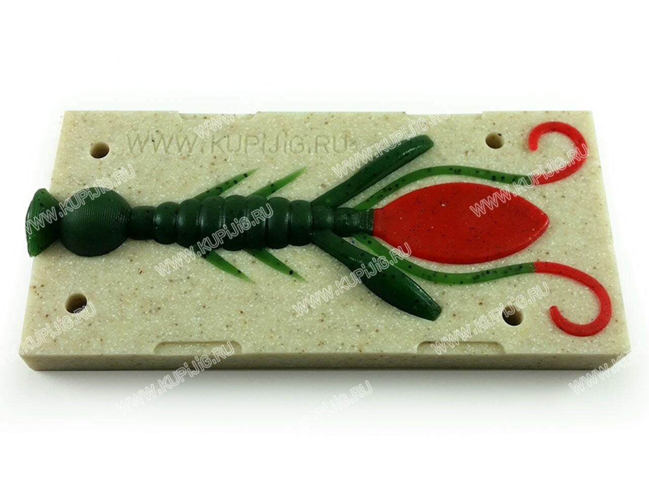 Paddle Hog 4" 102 мм Форма из акрилового камня для литья рыболовных силиконовых приманок