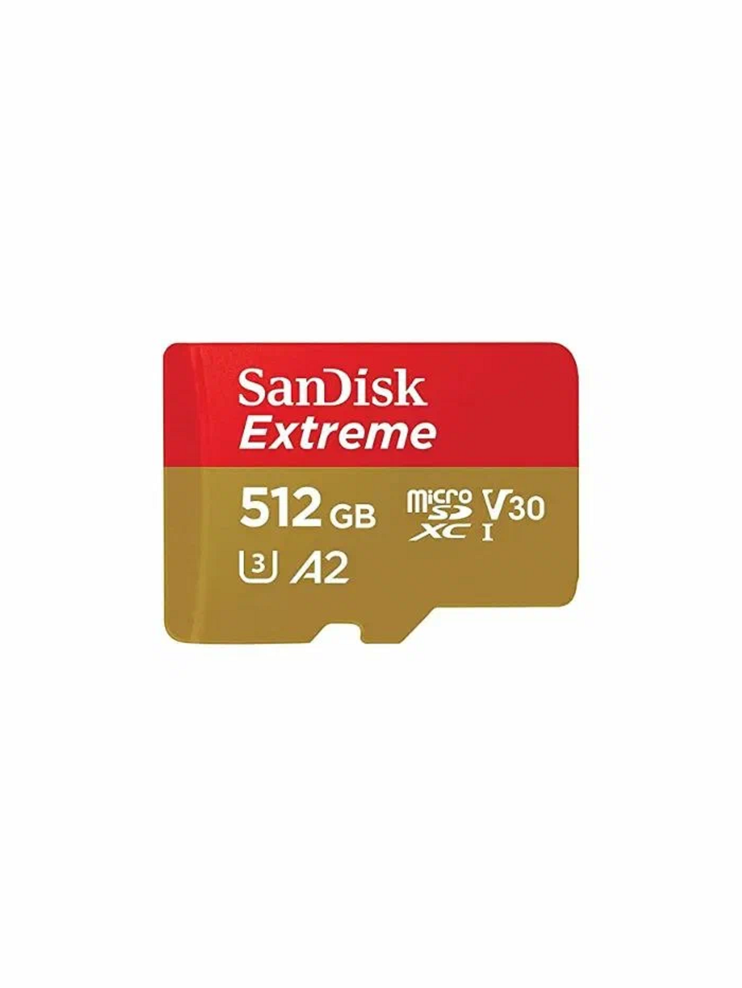 Карта памяти SanDisk SDSQXAV-512G-GN6MN, 512Gb, MicroSDXC, высокая скорость чтения/записи