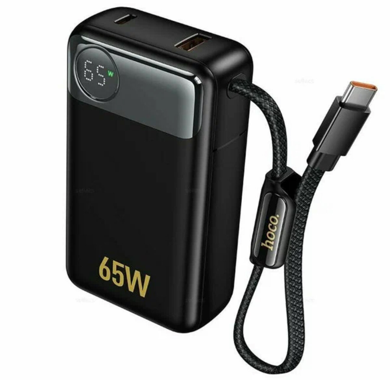 HOCO Q53 Skillful PD65W 12000mAh — портативный аккумулятор с быстрой зарядкой для смартфонов, планшетов и ноутбуков