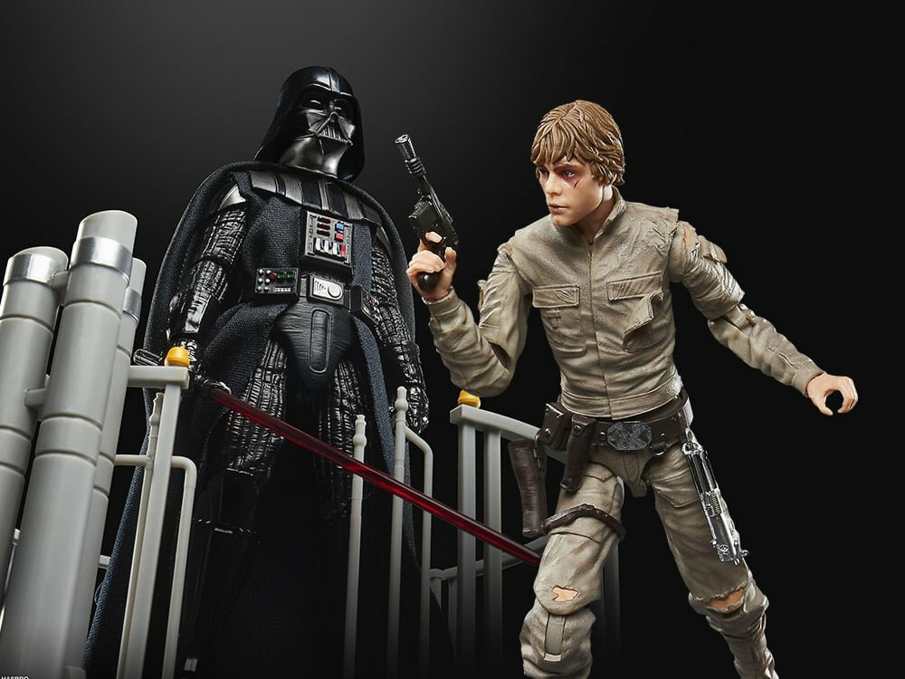 Star Wars Black Series Vader & Luke ESB 2-pack, 6", мечи, эффекты, база Cloud City