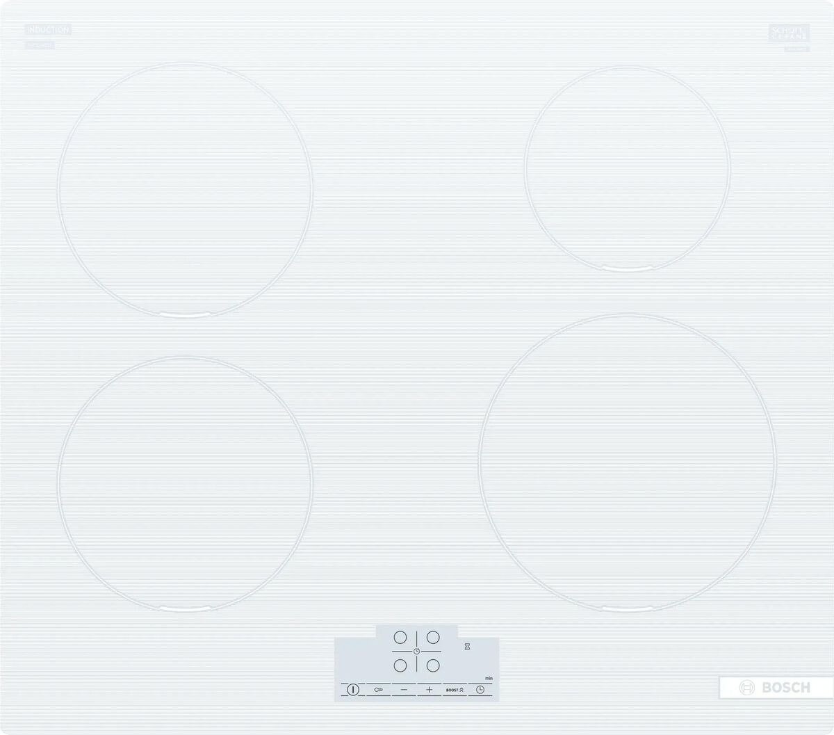 Индукционная варочная поверхность Bosch Serie 6 PUE612BB1E белый