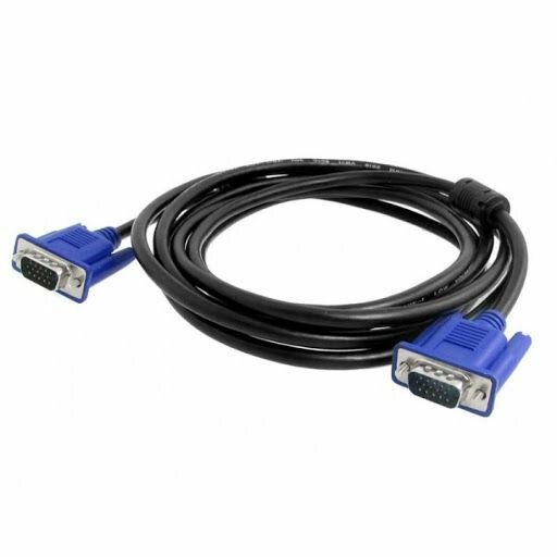 Кабель соединительный SVGA (15M/M) 1,8m 2 фильтра, ферритовые кольца