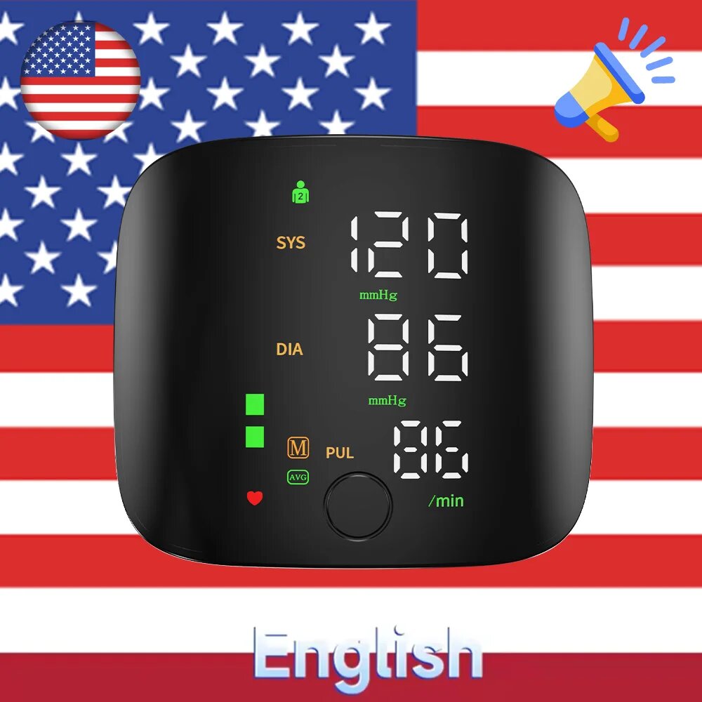 Автоматический тонометр Black, 120/86 mmHg, PUL 86 /min