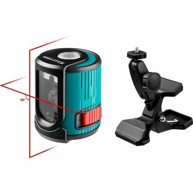 Нивелир лазерный с держателем в кейсе CL 20 5 Professional, линейный KRAFTOOL