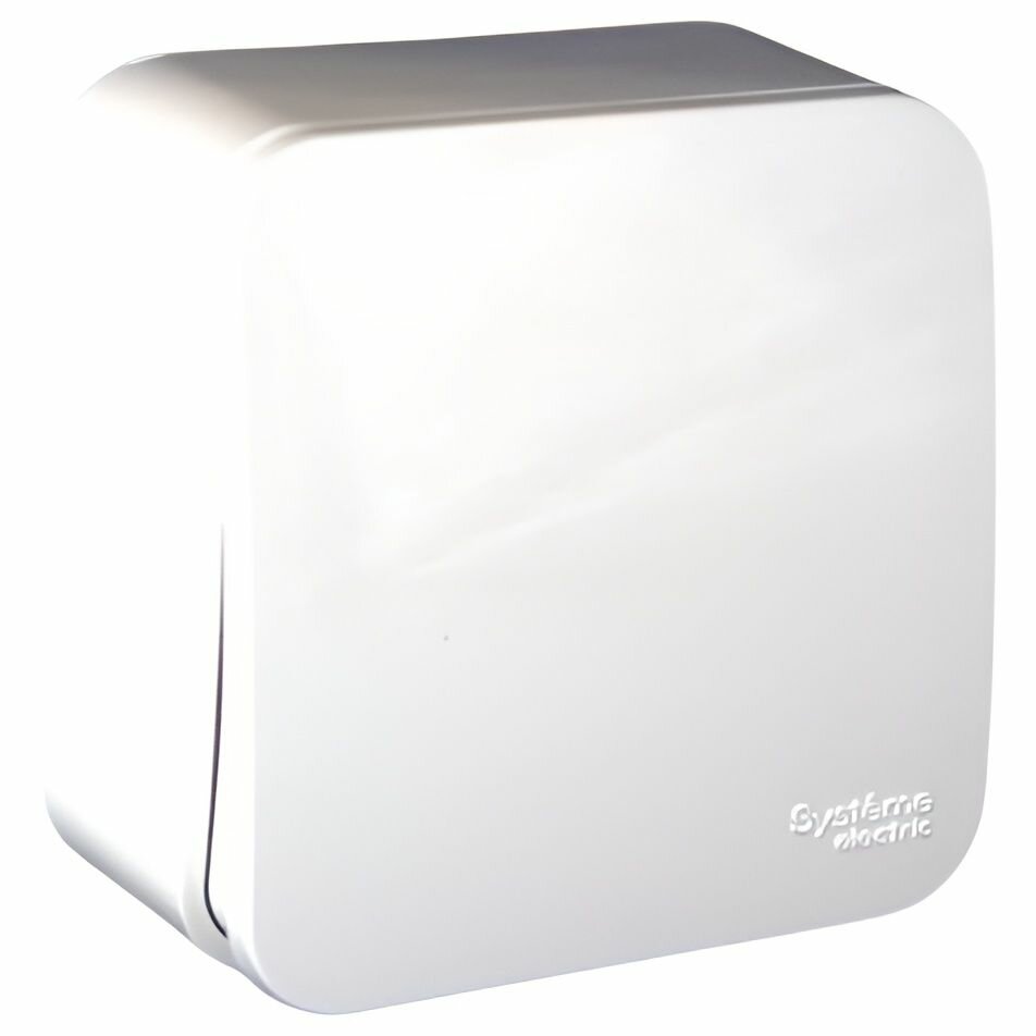 Одноклавишный выключатель с изолирующей пластиной 10А 250В Systeme Electric (Schneider Electric) Blanca BLNVA101011, Белый 1шт — фото 1