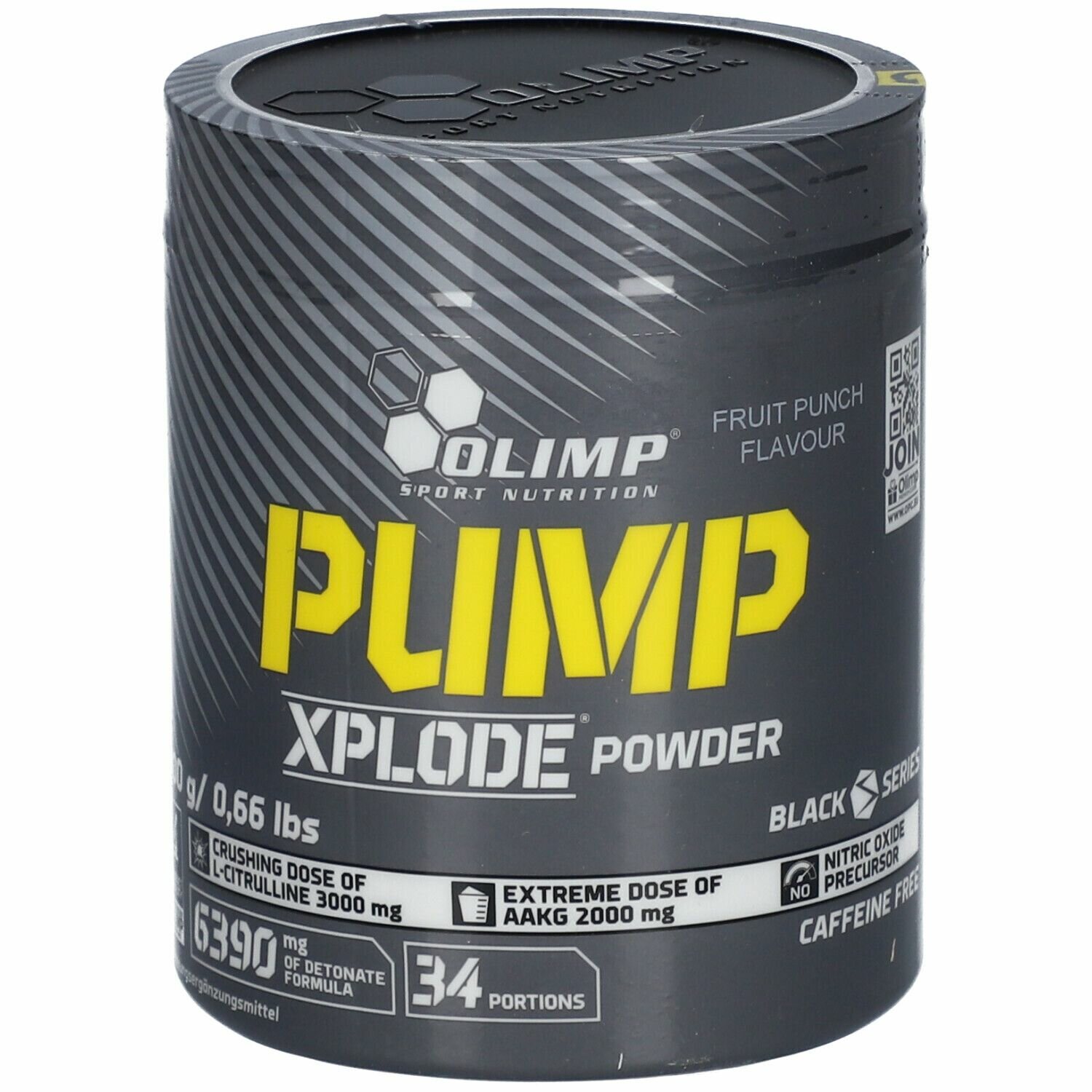 Предтренировочный комплекс Pump Xplode от Olimp Sport Nutrition, 300 г со вкусом фруктовый пунш