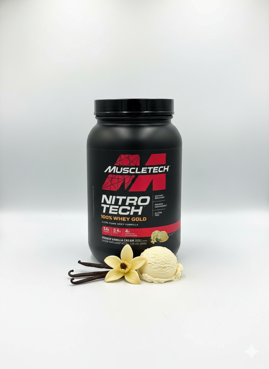 Muscletech 100% Whey gold 907g vanille вкус ванил для роста мыщц