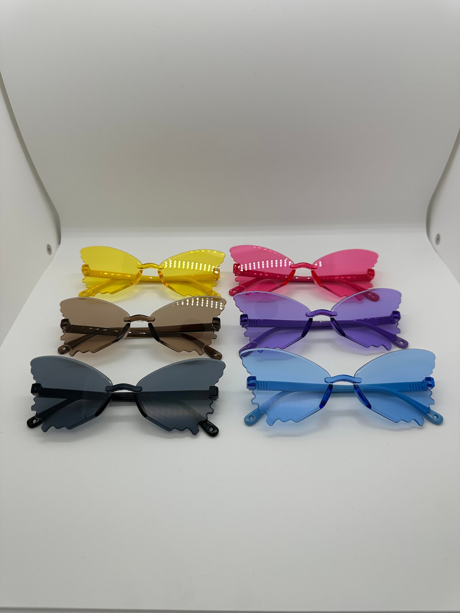 Детские солнцезащитные очки ", форма бабочки, пластиковые линзы, UV400, 3-10 лет