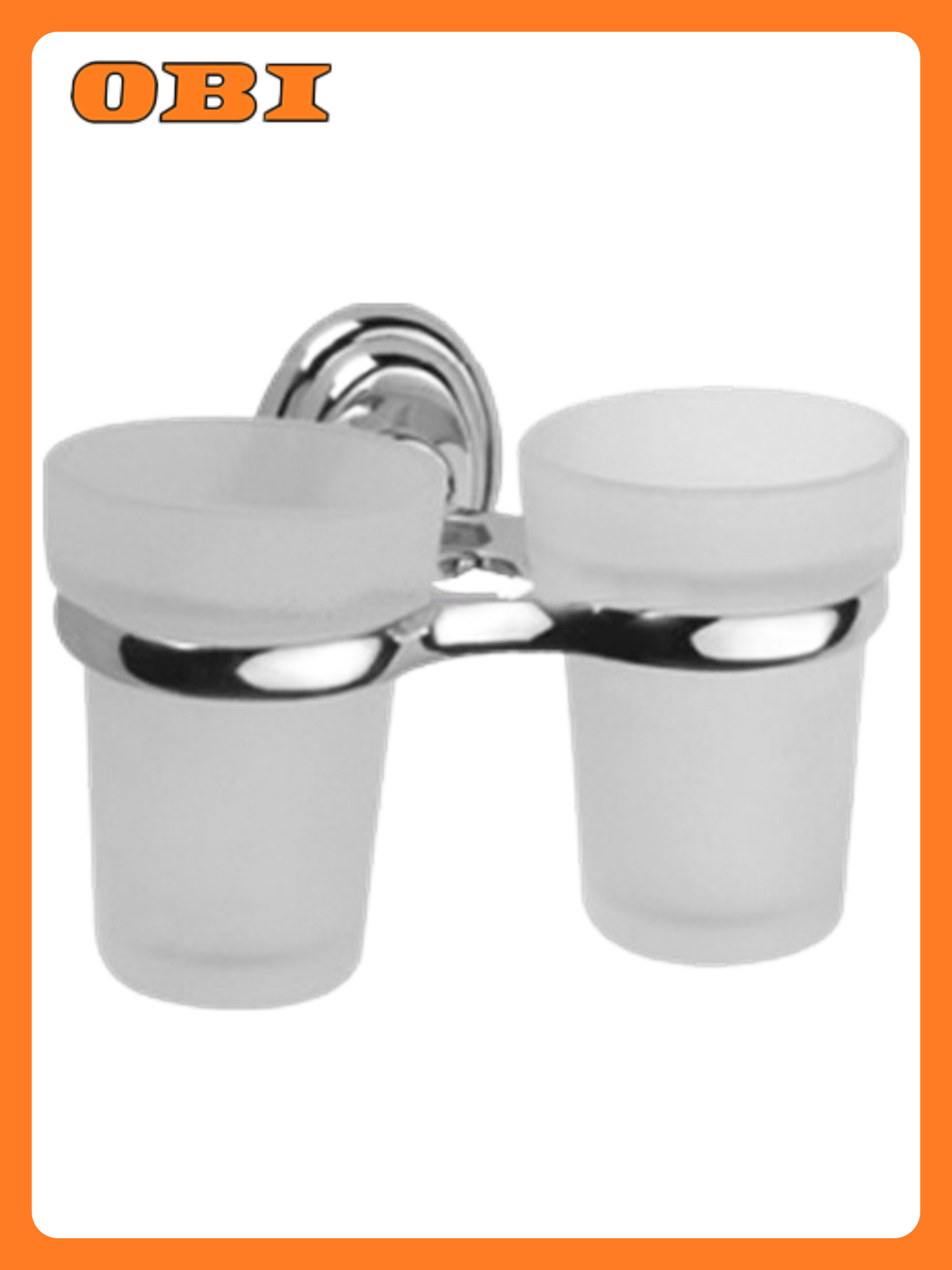 Подстаканник Solinne CLASSIC двойной хром-сатин 3 предмета серебристый