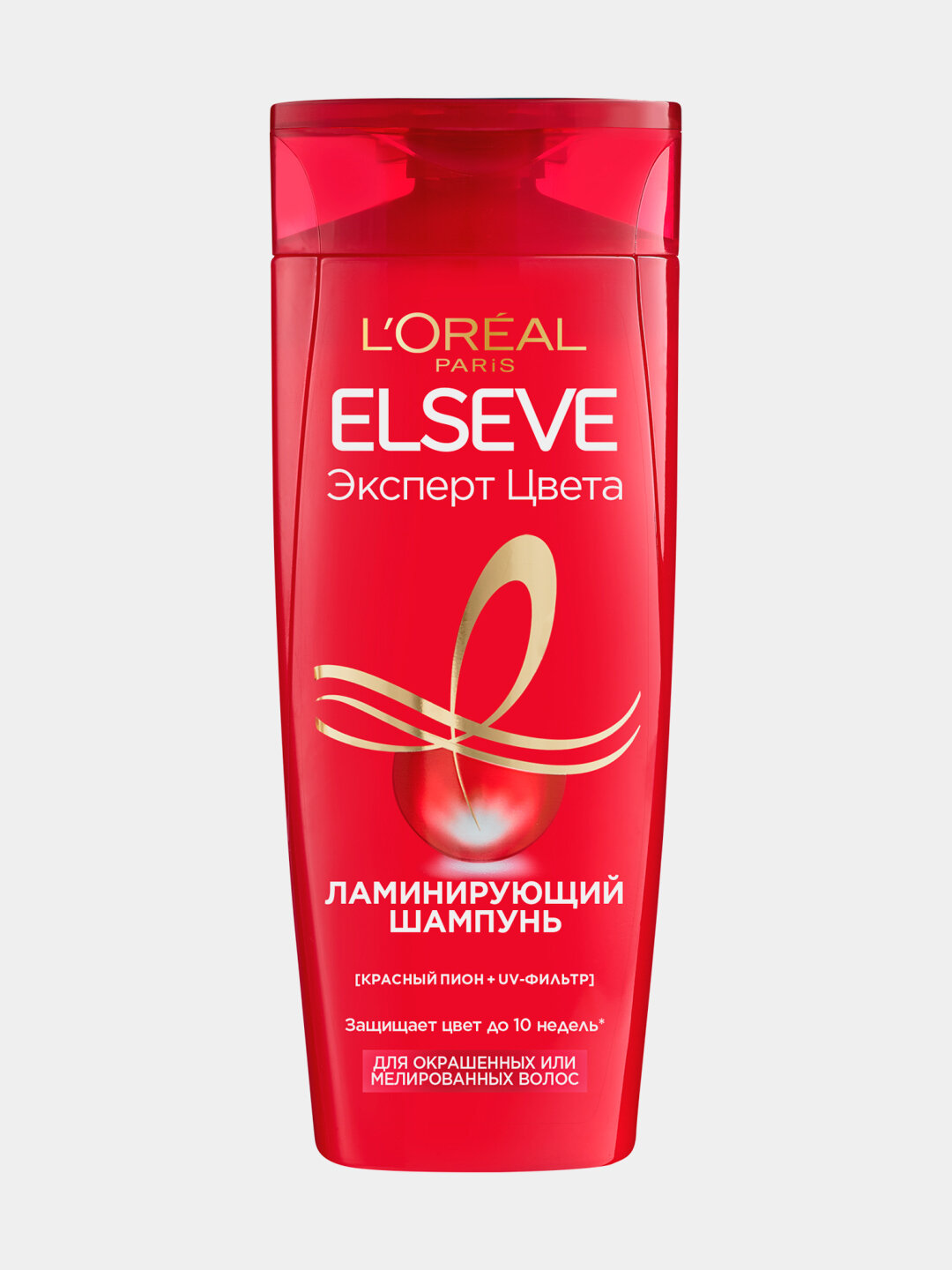L'Oreal Paris Elseve Ламинирующий шампунь, эксперт цвета, шампунь Elseve "Эксперт цвета", для окрашенных волос, 400 мл