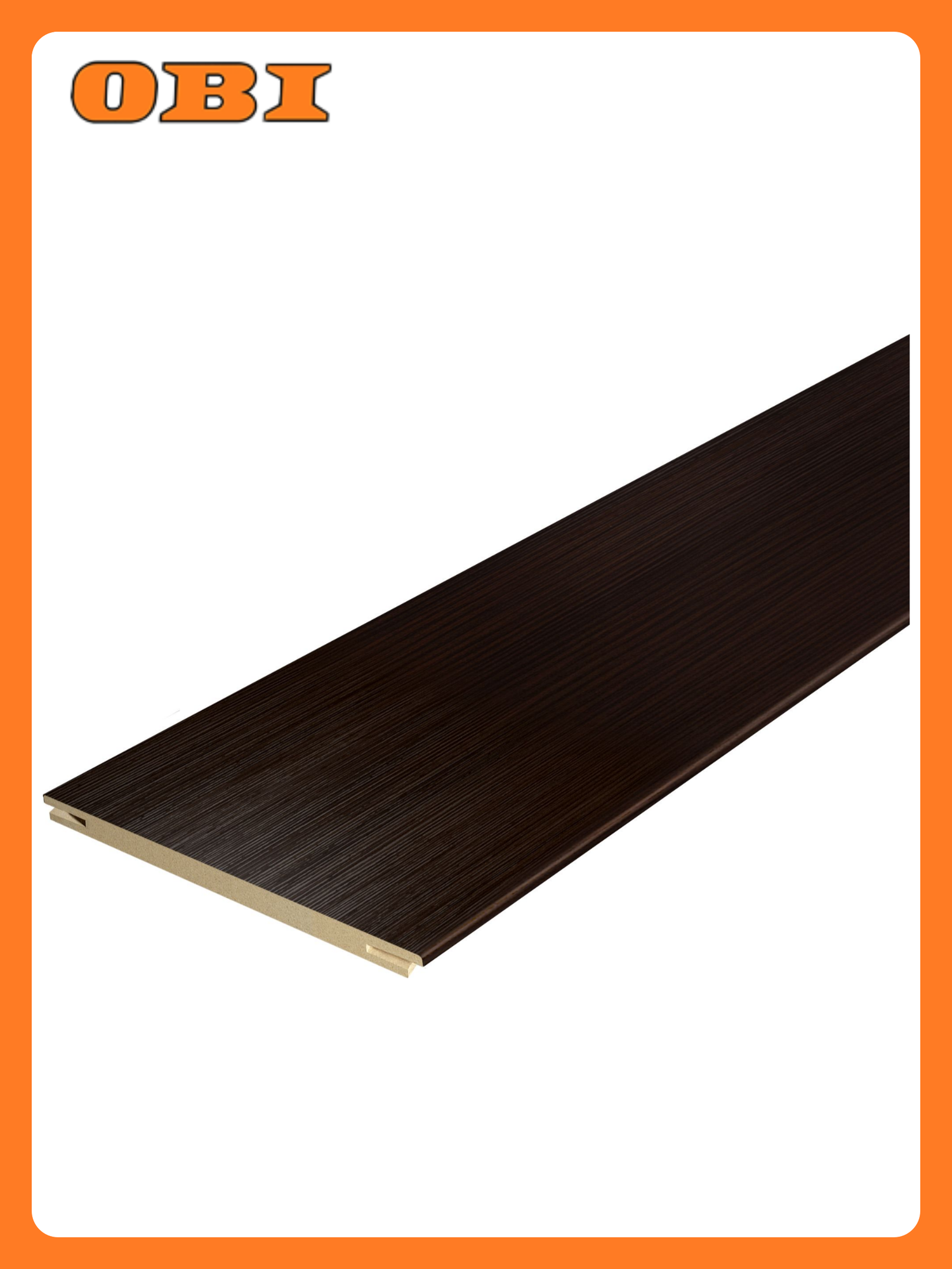 Добор экошпон 100х2150 мм венге