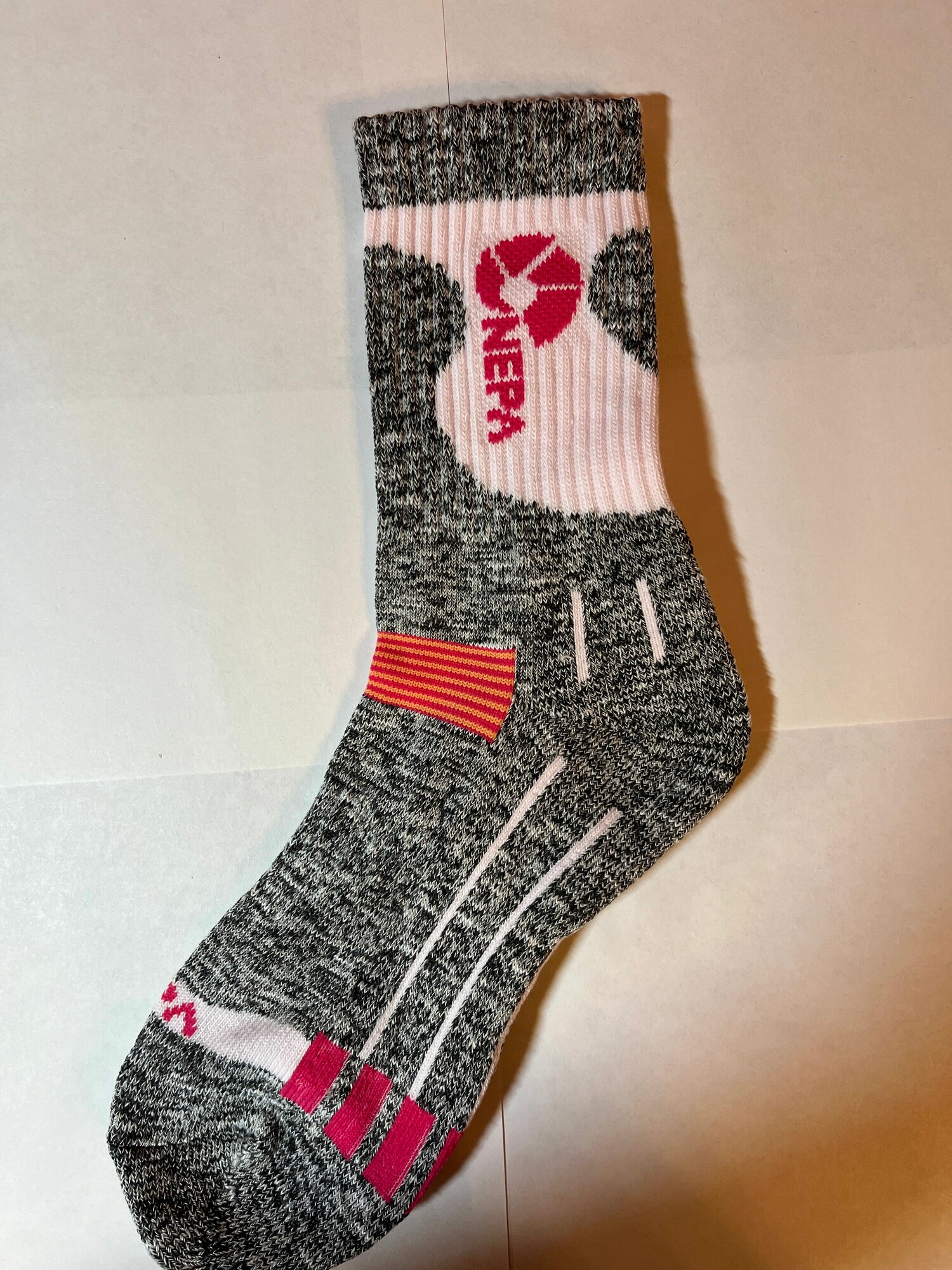 Носки NEPA, размер 24, серый, белый, розовый, желтый