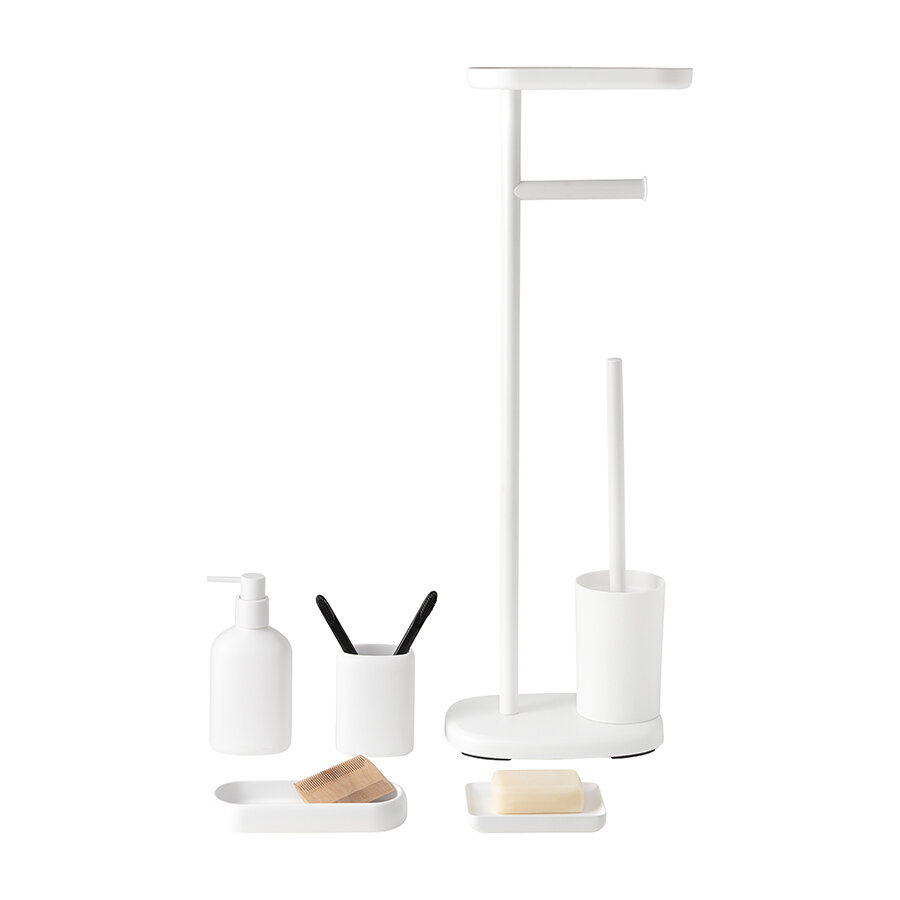 Мыльница Slim белая Bergenson Bjorn Bath BB0001006 — фото 1