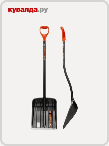 Изображение товара Лопата для уборки снега FINLAND 2187-Ч с мет. черенком 2187-Ч