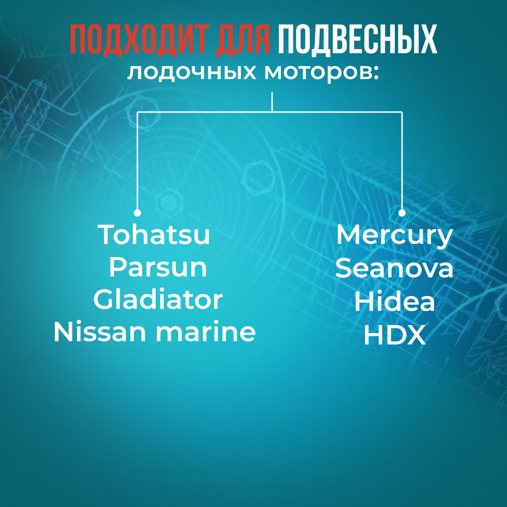 Прокладка пробки редуктора лодочного мотора — фото 1