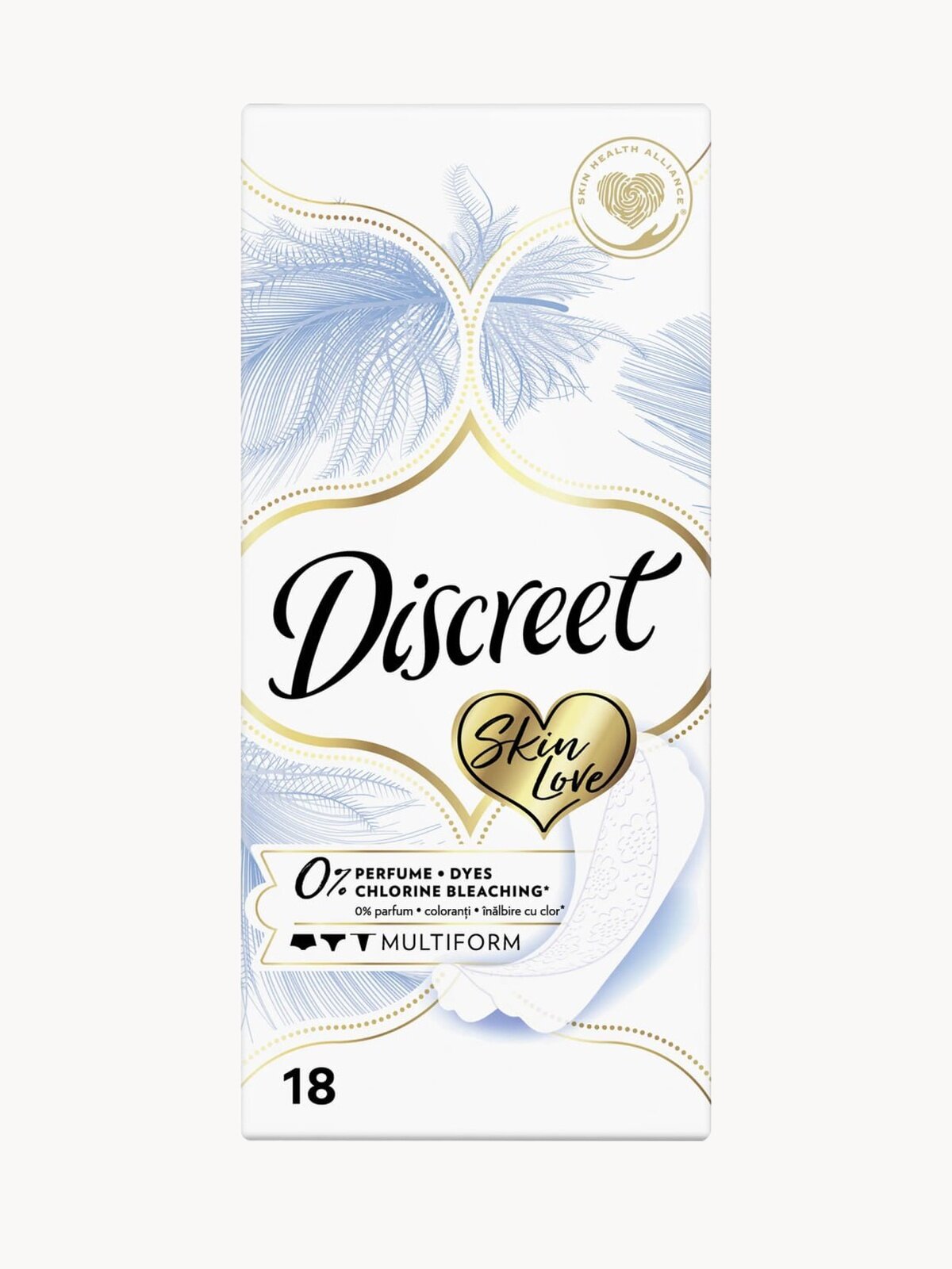 Ежедневные Прокладки Breathable Multiform 0% Skin Love Discreet  18 шт.