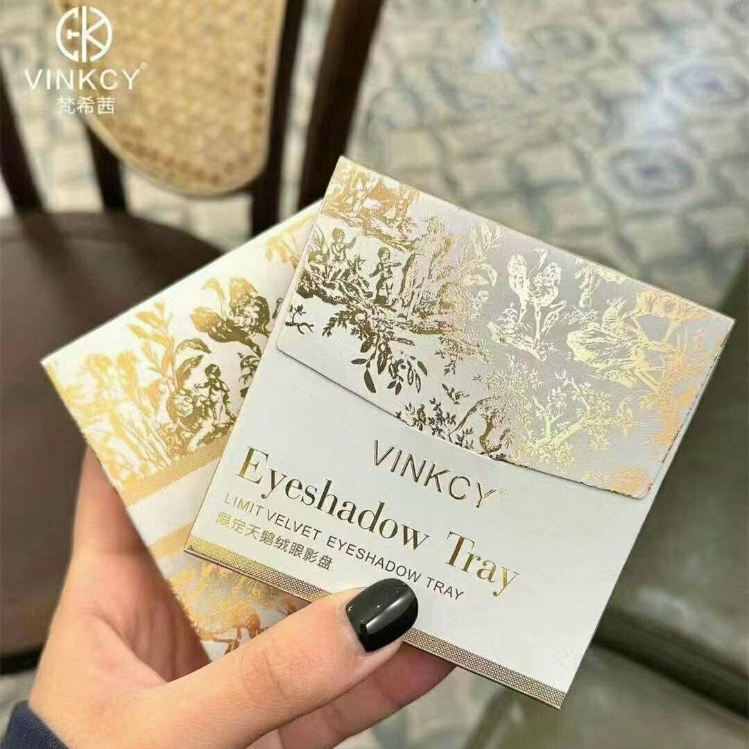 Палитра теней для век VINKCY Van Hiss, 9 цветов, органическая, безопасная