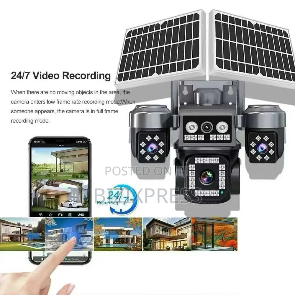 PTZ IP камера 4K 8MP Wi-Fi, 2 объектива, ONVIF, AI человек, зум 4X