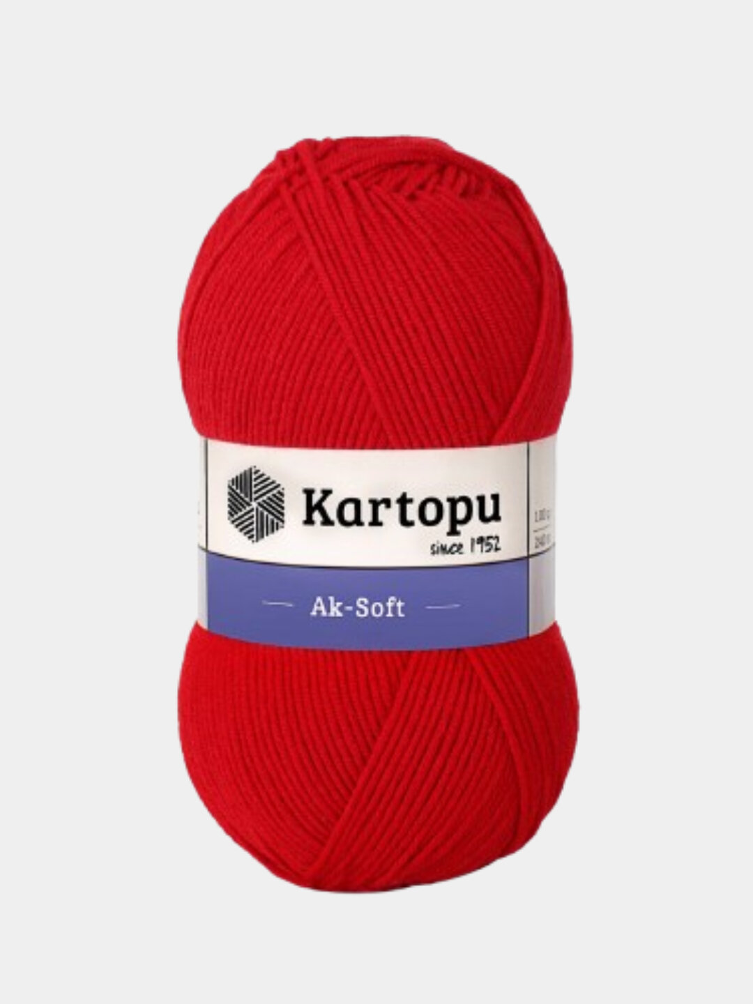 Пряжа Kartopu Ak-Soft гипоаллергенная, акриловая, 100 г, 250 м