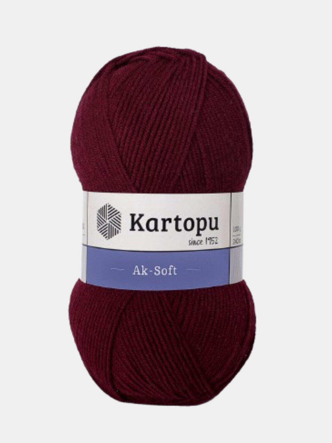 Пряжа Kartopu Ak-Soft гипоаллергенная, акриловая, 100 г, 250 м