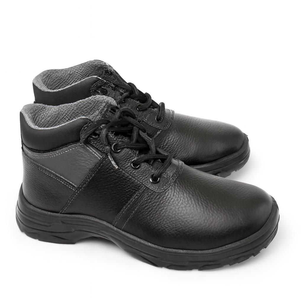 Спецобувь, ботинки, мужские, натуральная кожа, противоскользящая подошва, без металла подноска