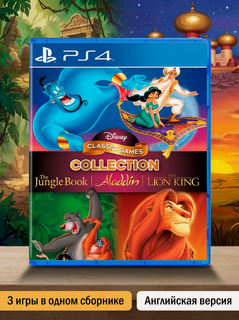 Изображение товара Игра Disney Classic Games The Jungle Book, Aladdin and The Lion King Книга джунглей, Аладдин и Король Лев (PlayStation 4, Английская версия)